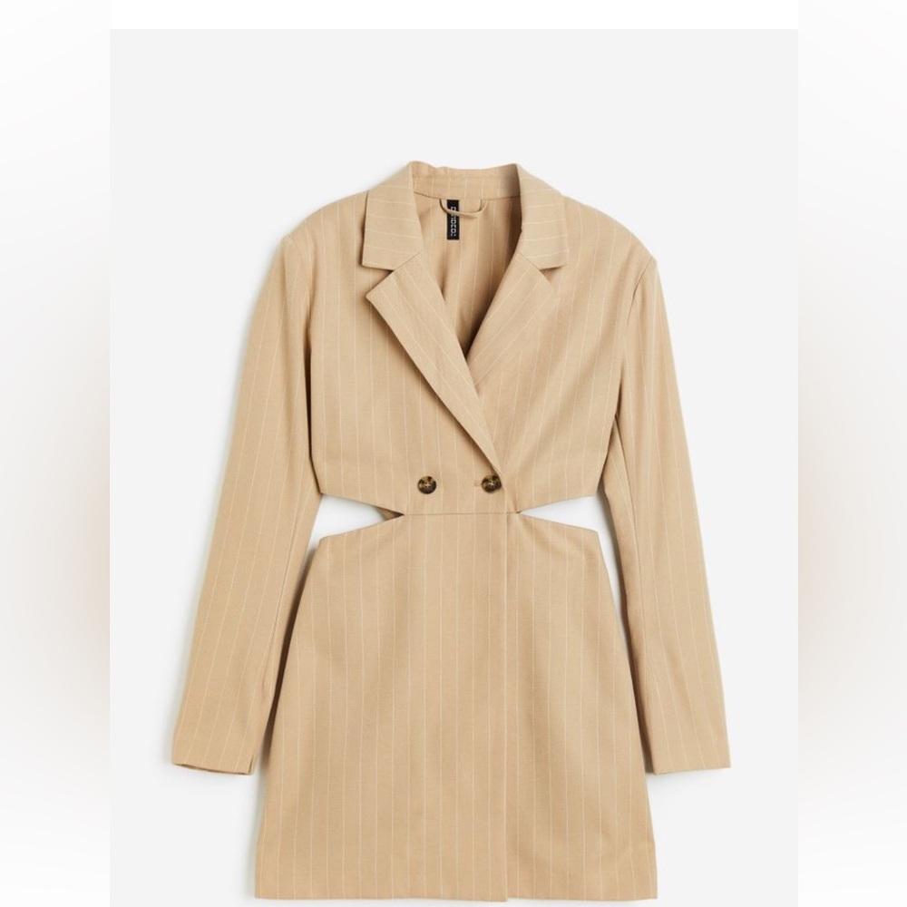 Cut-out jacket dress H&M